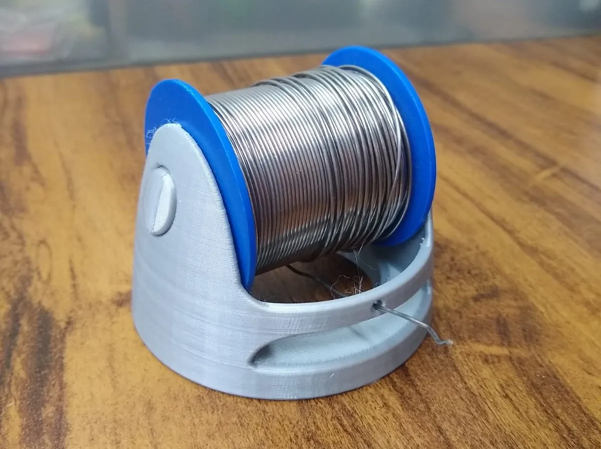 Solder Spool Holder by schneppendahl | Download free STL model ...