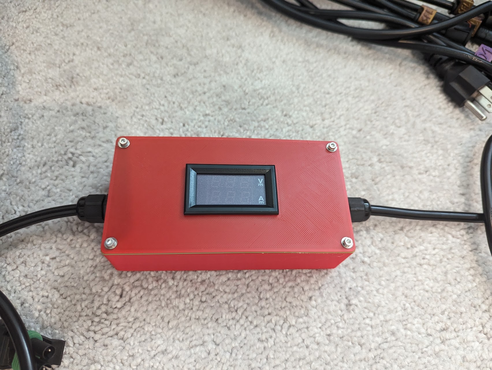 Volt / Ammeter Enclosure for pixels