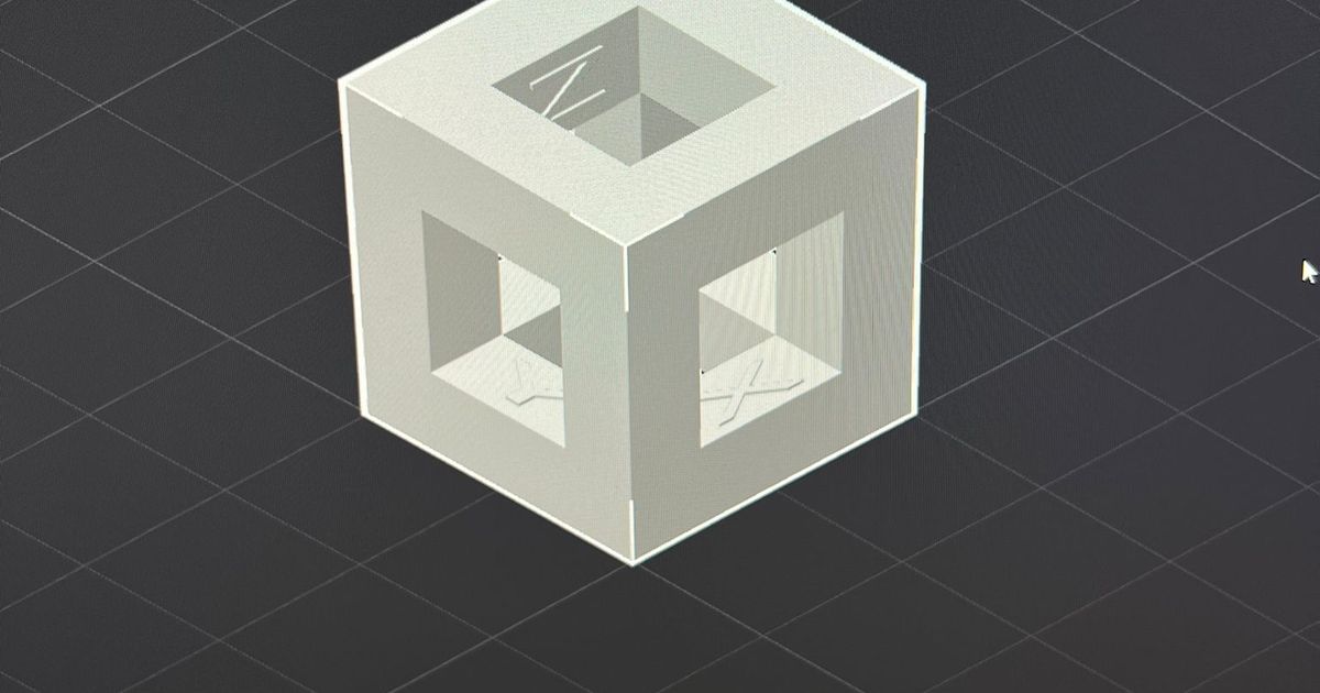 Grandma's Favorite Calibration Cube by Kazymo123 | Download free STL ...