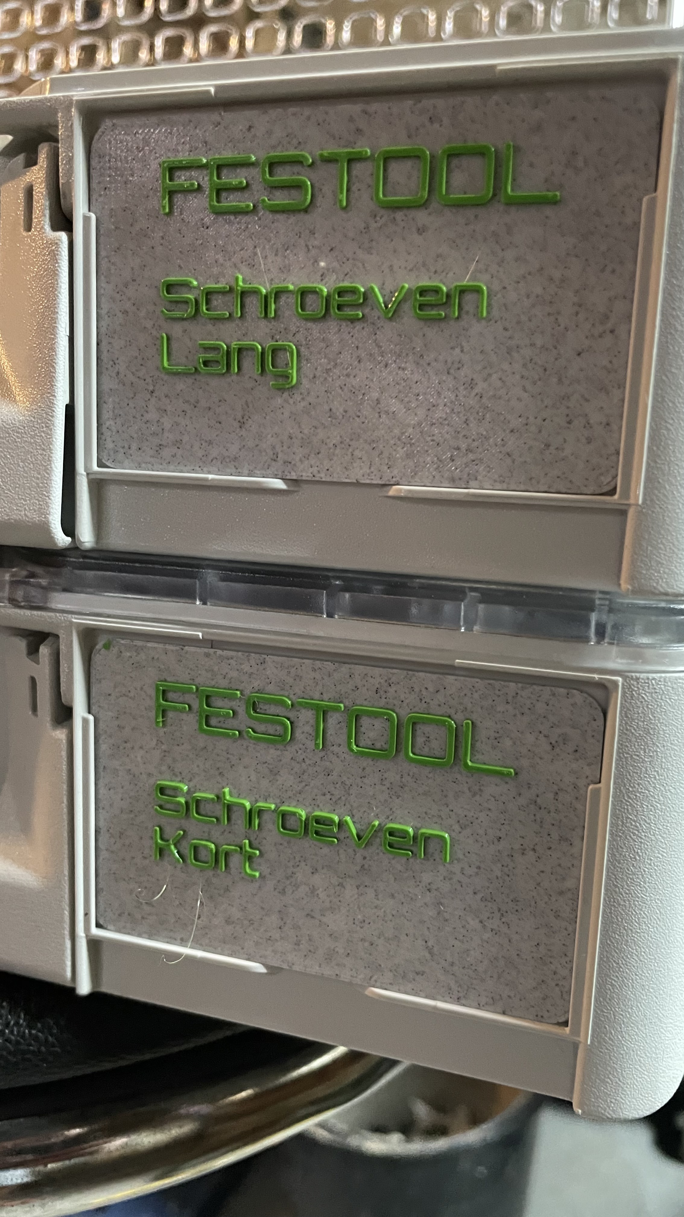 Card on Festool Systainer Organizer SYS3 ORG M 89