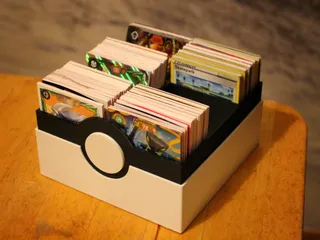Card Box (Pokeball / Pokemon Box) by Plaste-Metz | Download free STL model  | Printables.com