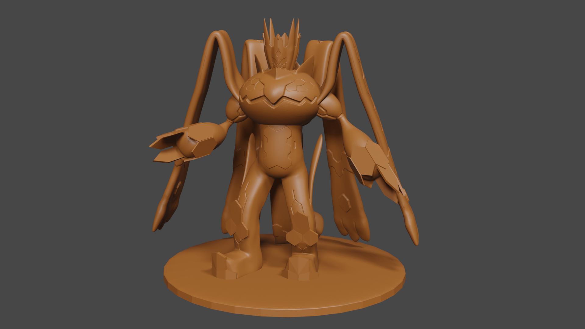 Pokemon inspired, Zygrade 100%, Tabletop DnD miniature
