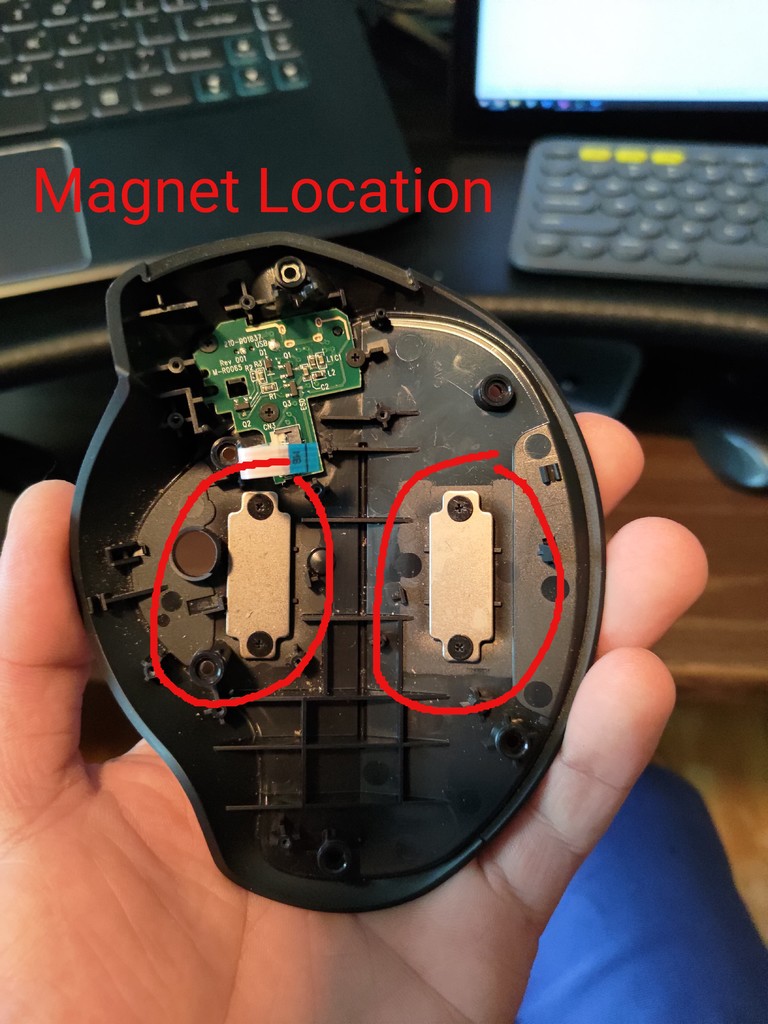 Base Di Montaggio Tendato Logitech M570 20 Gradi NERO