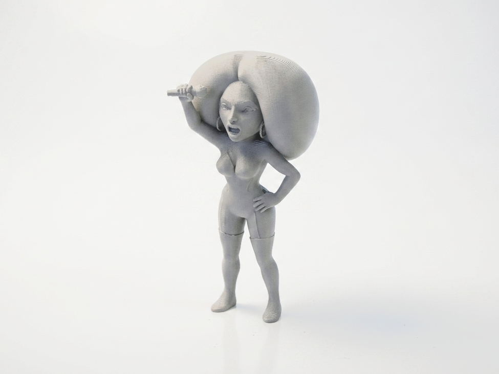 Chibi Beyonce Figurine Cute Character 3D Printable