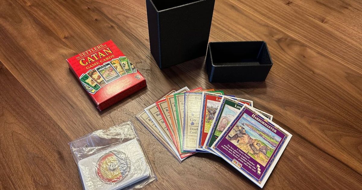 Catan Card Box by Matt Cooper | Download free STL model | Printables.com