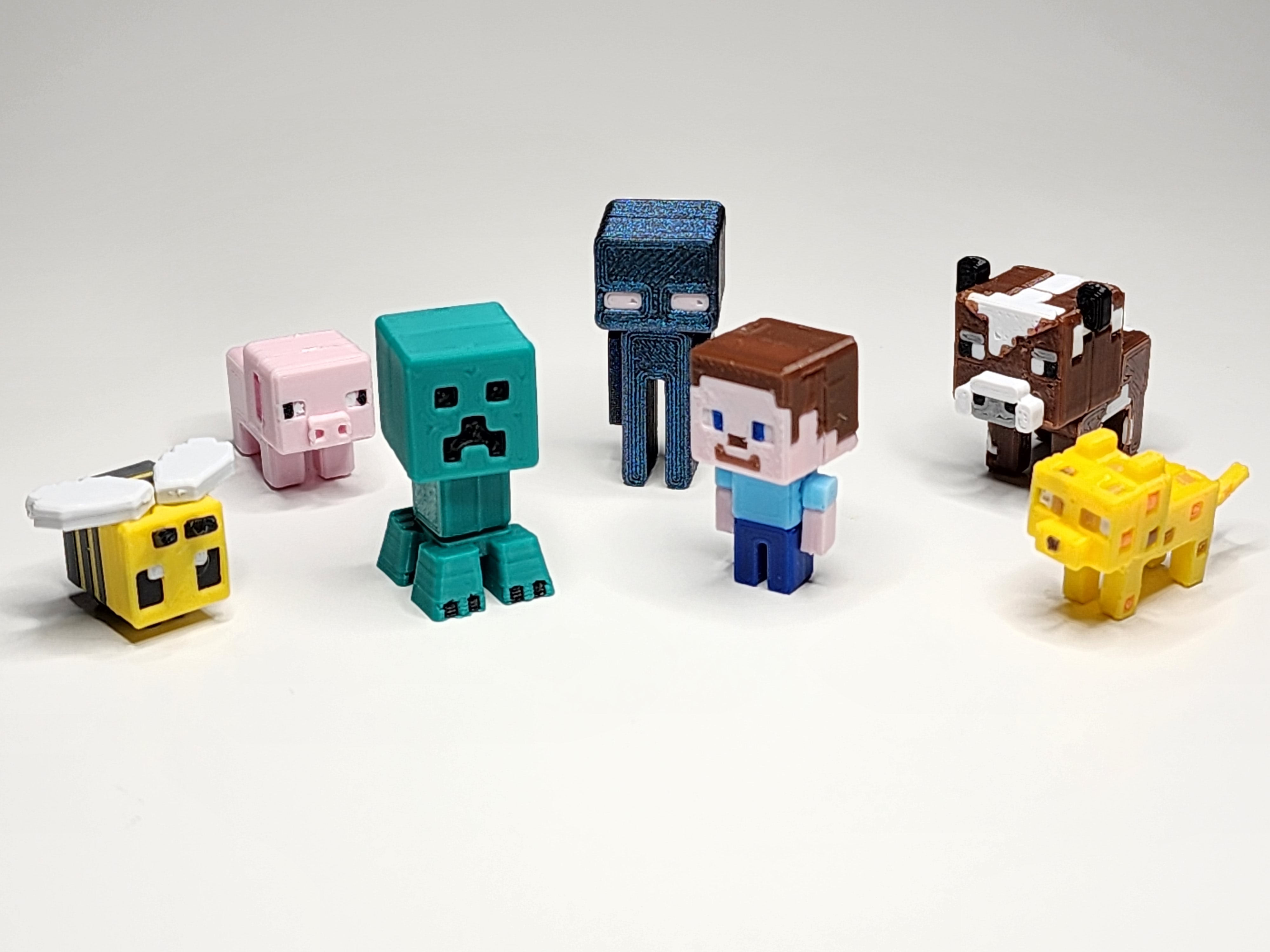 Minecraft-inspired Steve Mini Figure Kit Card/ Keychain by chiz ...