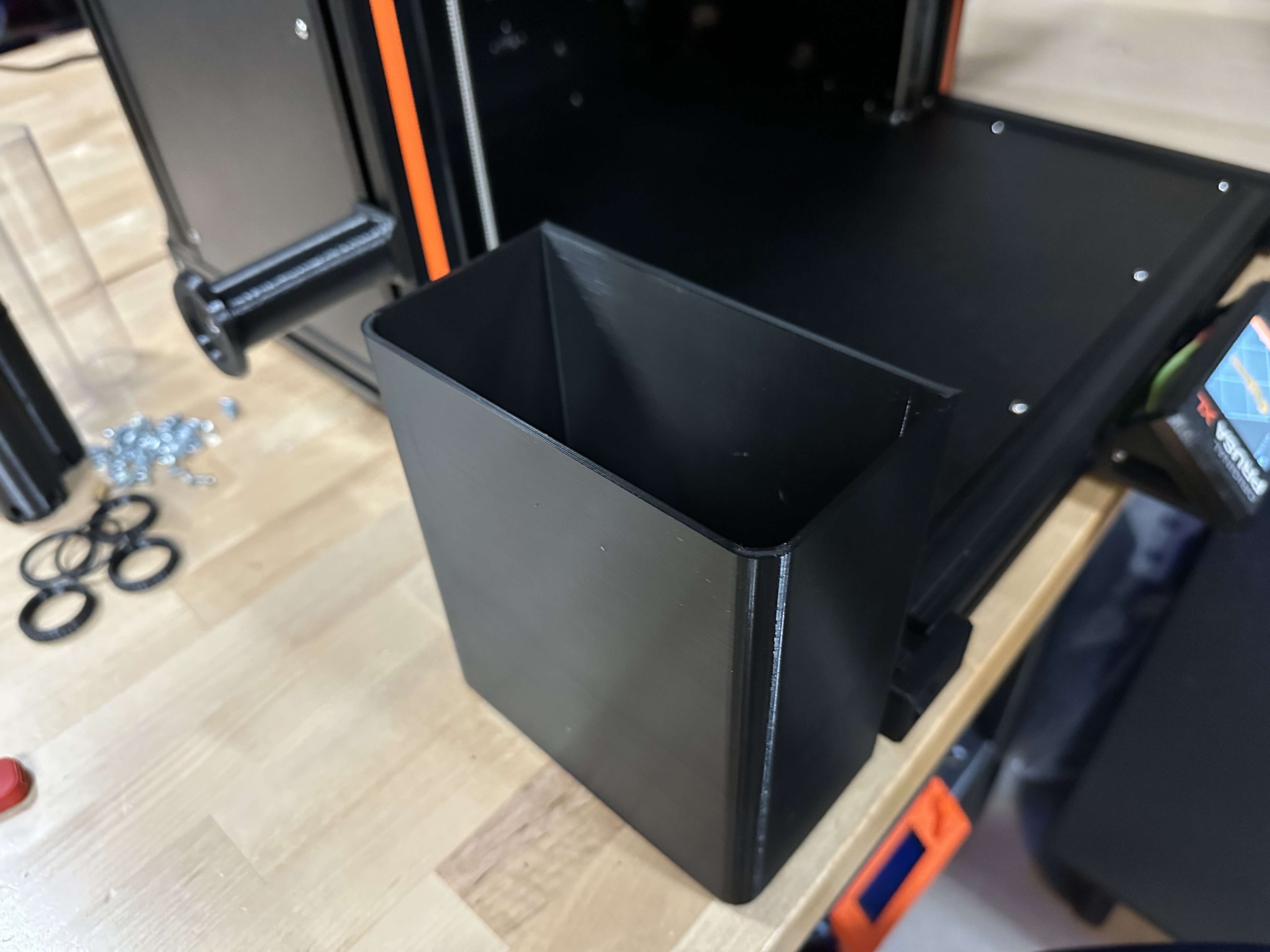 Prusa XL Side Trashcan 3D model thumbnail