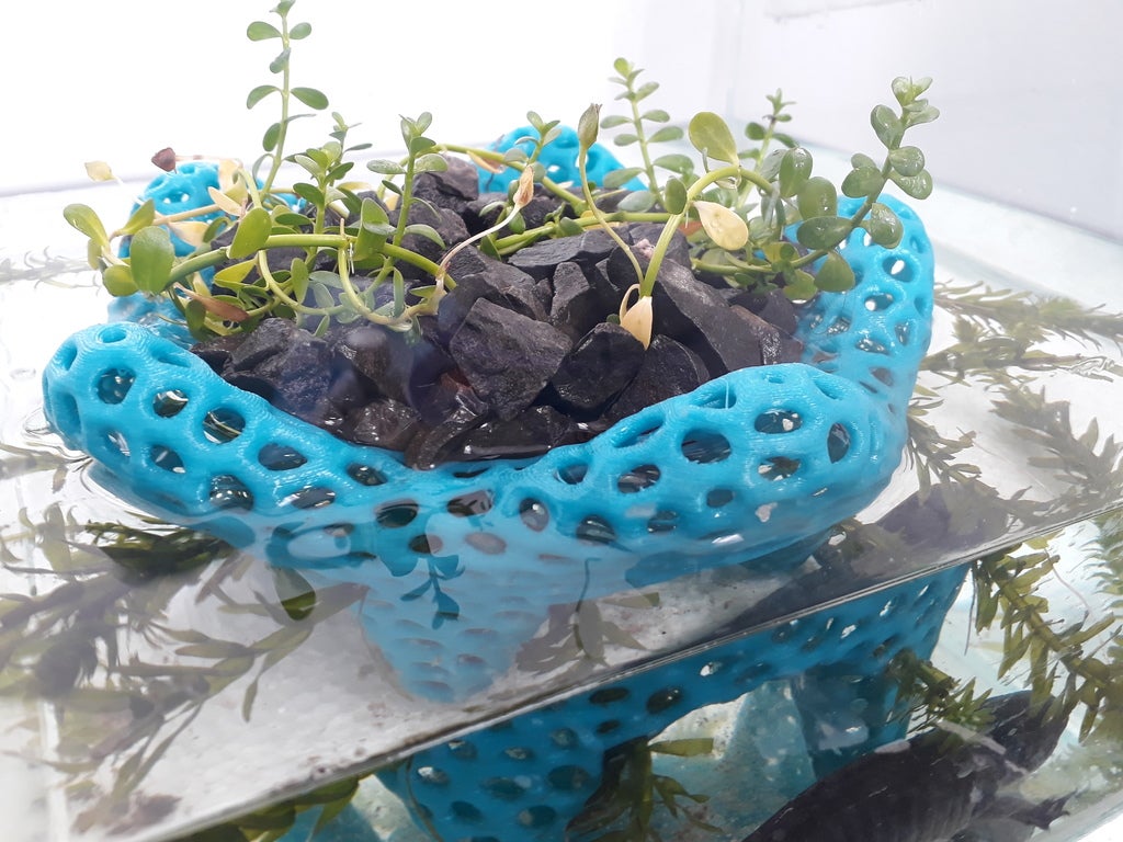 Miniatura 3 do modelo 3D Aquarium planter