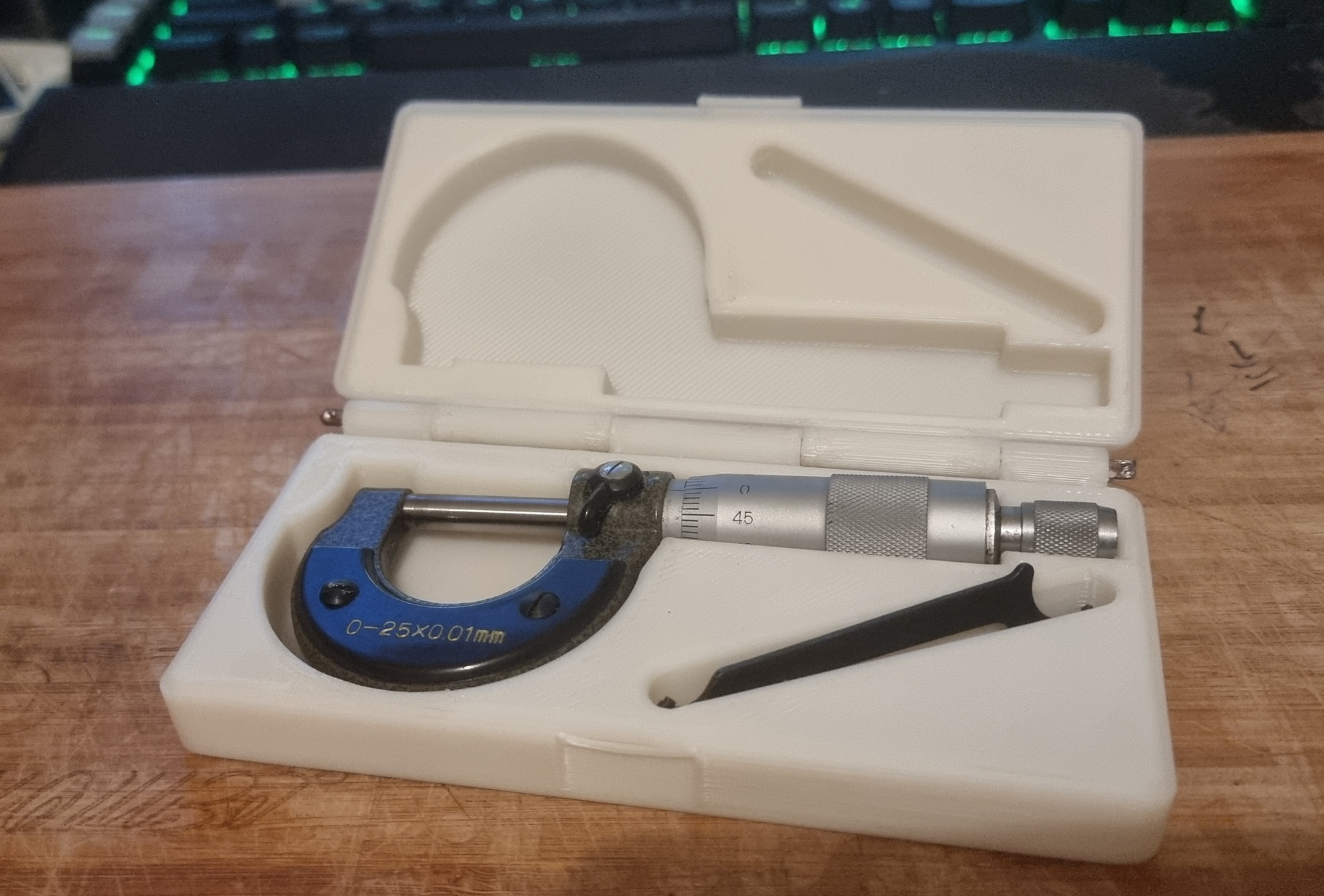 25mm Micrometre case