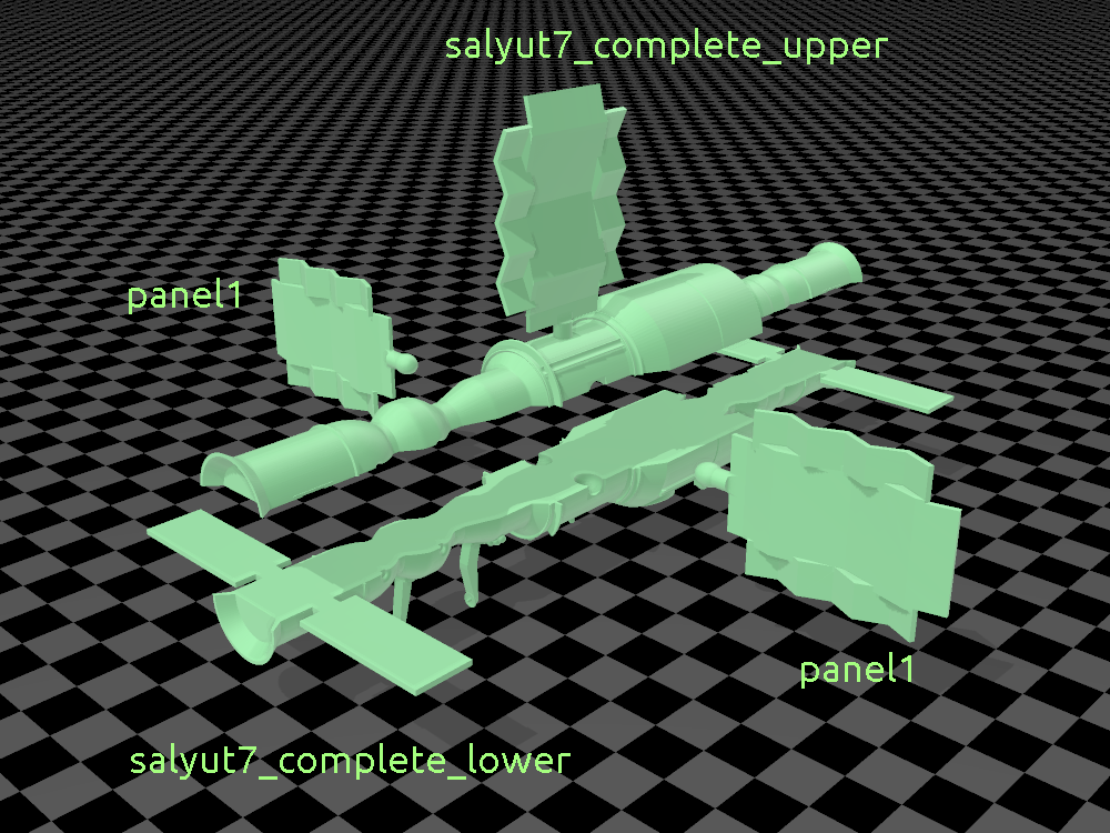 Salyut 7 scaled one in fourty by tato_713 | Download free STL model ...