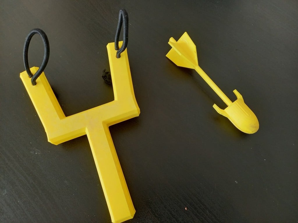 Slingshot with rocket