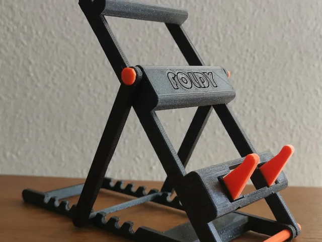 FOLDY 2.0 - The Foldable and Adjustable Phone Holder