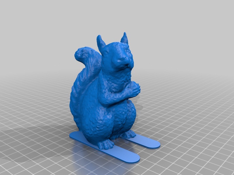 ski squirrel — miniatura 2