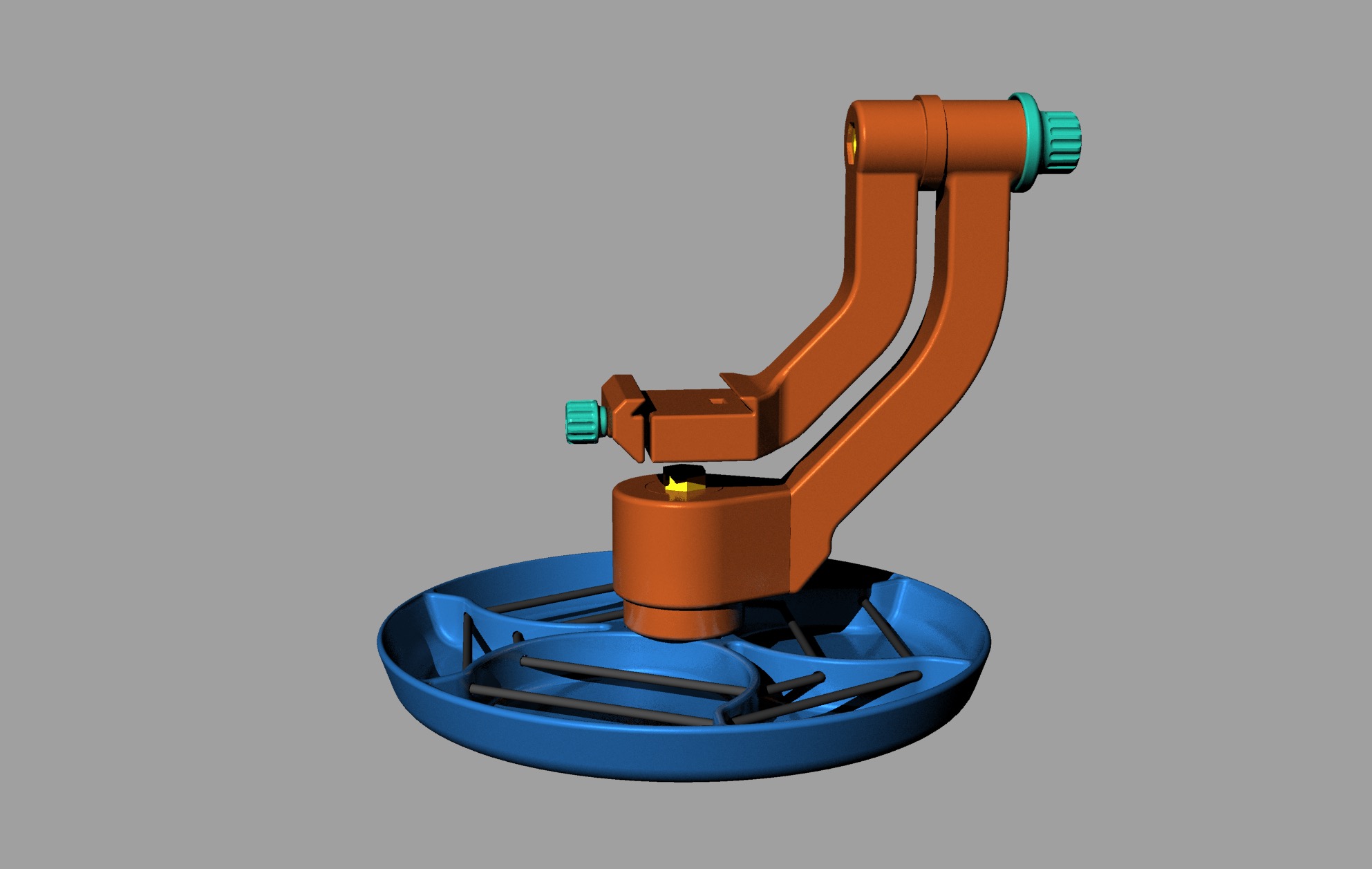 Skimmer Pod and Camera Gimbal (For DSLRs, Mirrorless, etc) by Martin_au