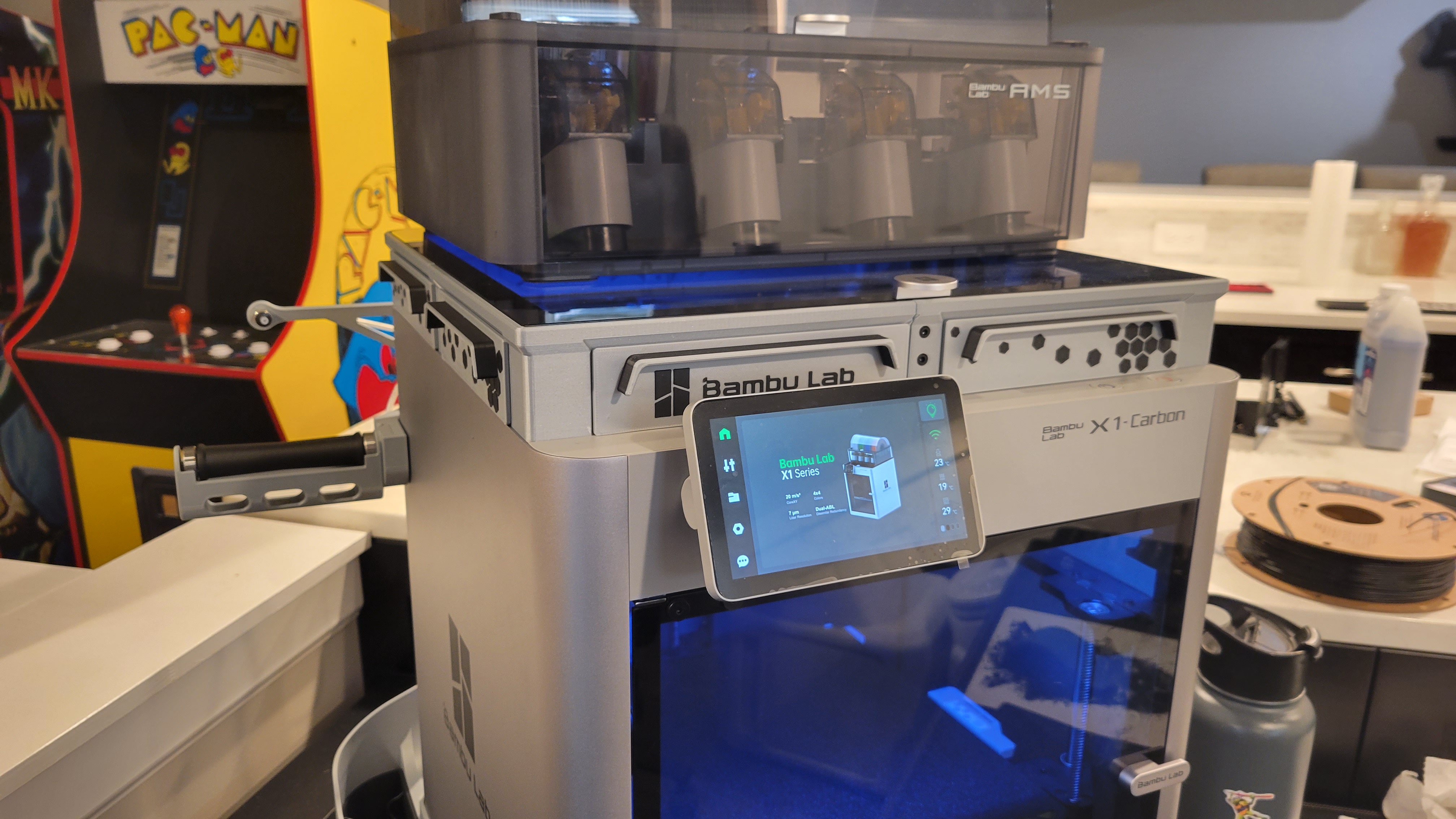 BambuLab X1/C Ventilation with Cover & TPU Seals 3D model thumbnail