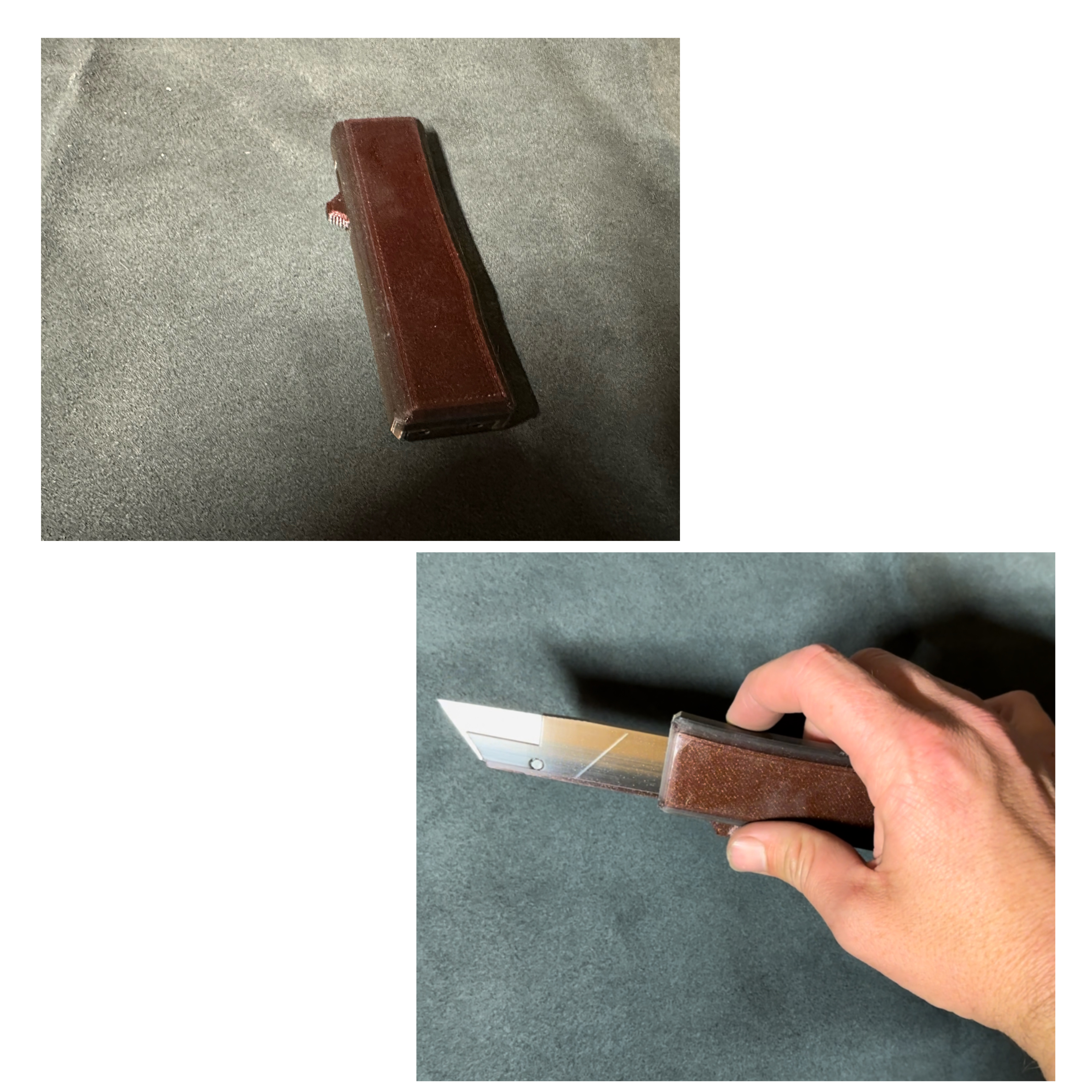 Switch Blade Utility Knife by Utility Blade Builds Download free STL