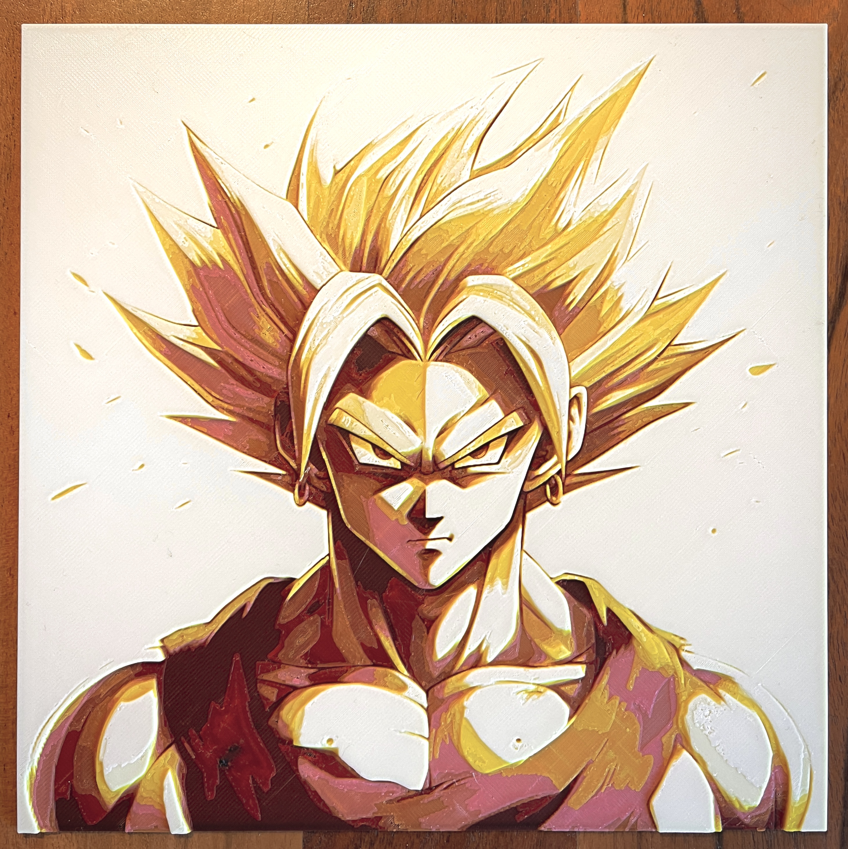 Colorful Super Saiyajin Portrait