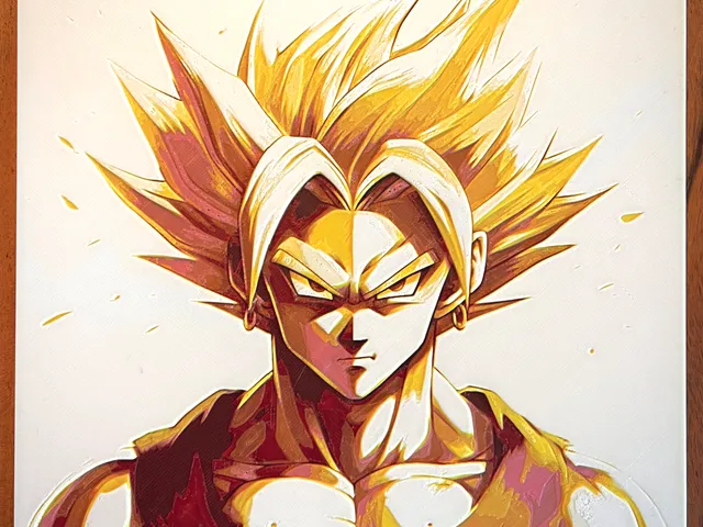 Colorful Super Saiyajin Portrait