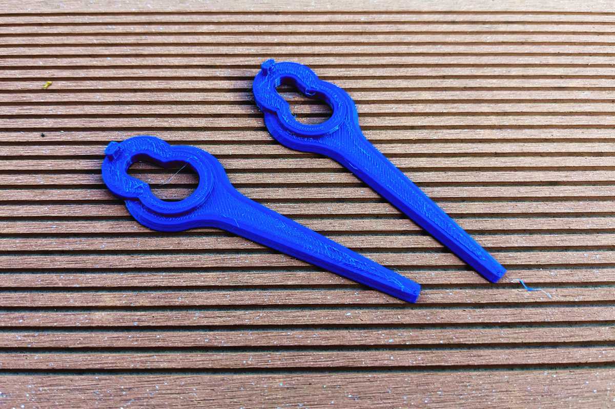 Lawn Trimmer Blades for Ferrex by bunnyology Download free STL model