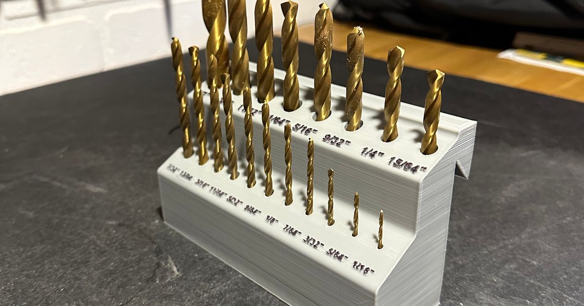 French Cleat SAE/Imperial Drill Bit by thomaspsk