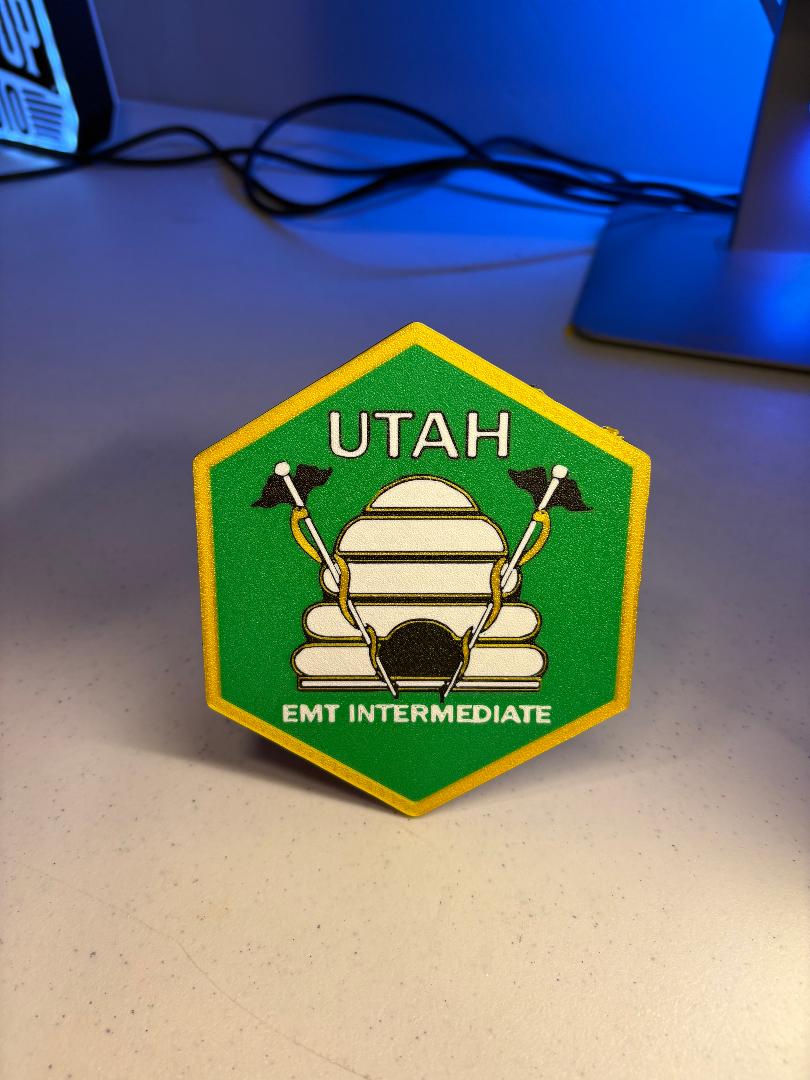 Utah Intermediate EMT hitch cover