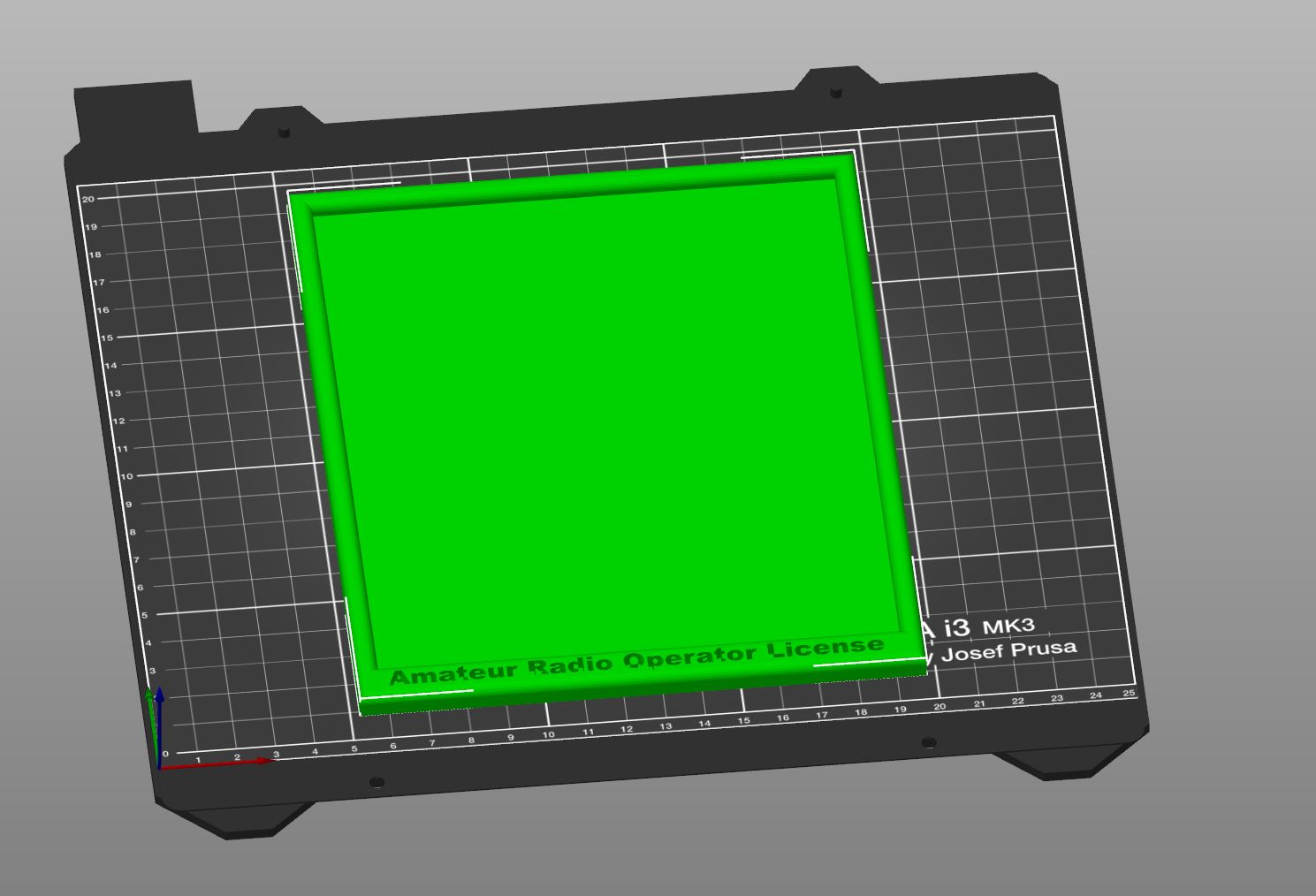 Amateur Radio License Frame for FCC Print and cut size (5 1/4 x 6 1/2 inches)