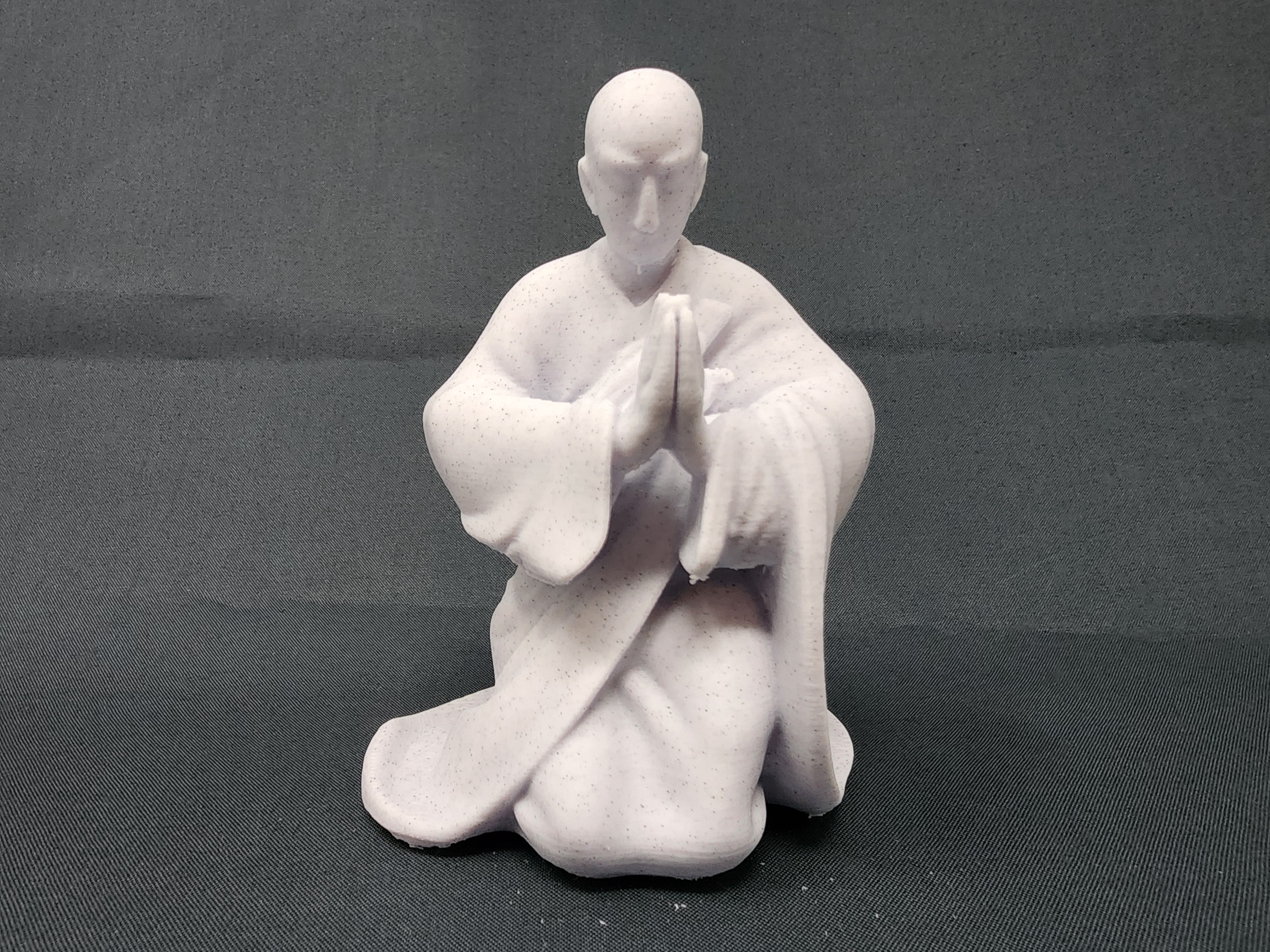 the praying monk