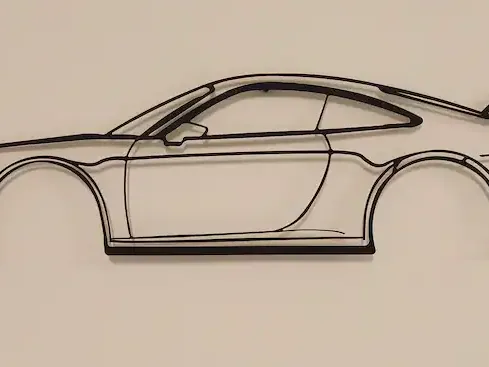 silhouette Porsche GT3rs