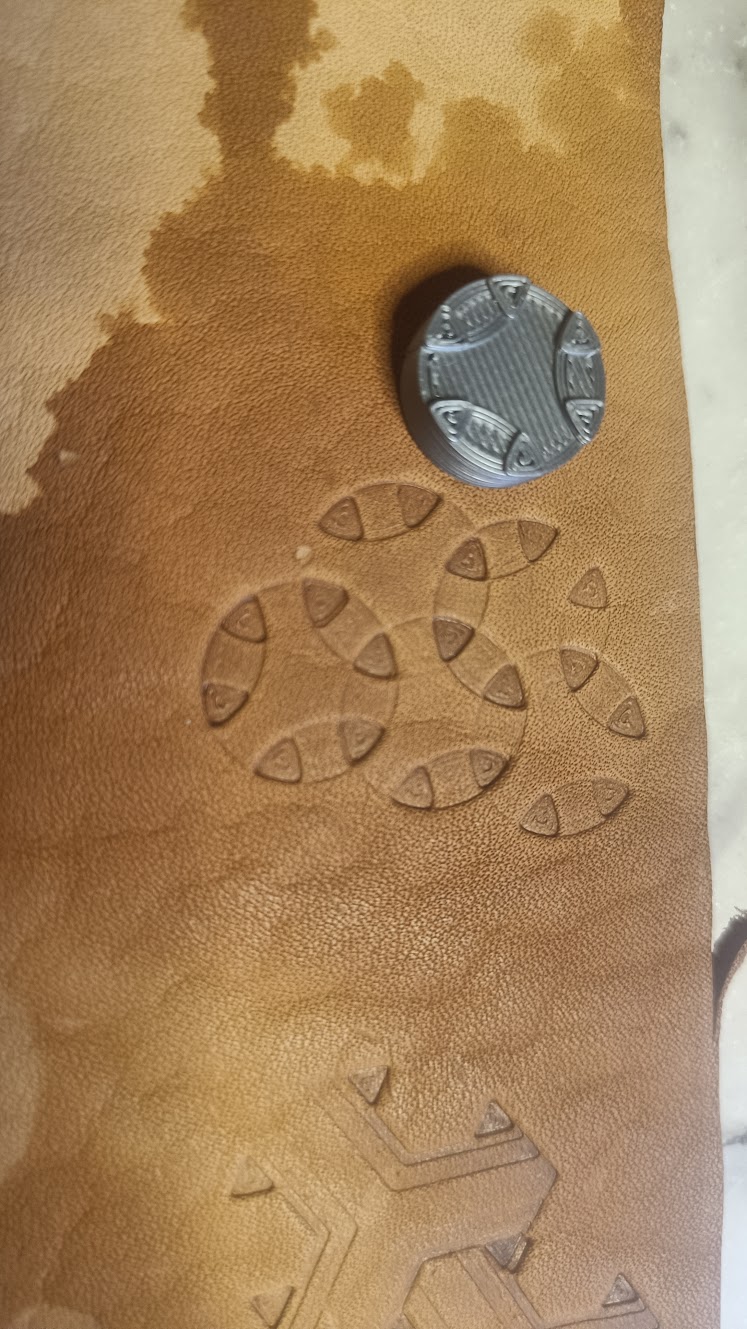 Leather stamp - Circle