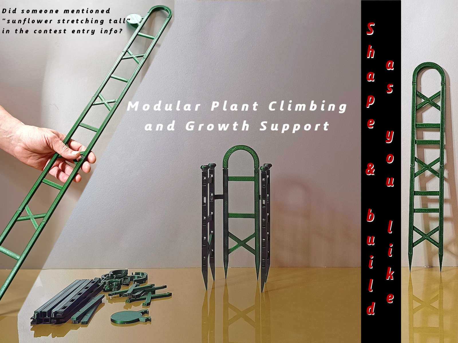 Modular Plant Climbing and Growth Support