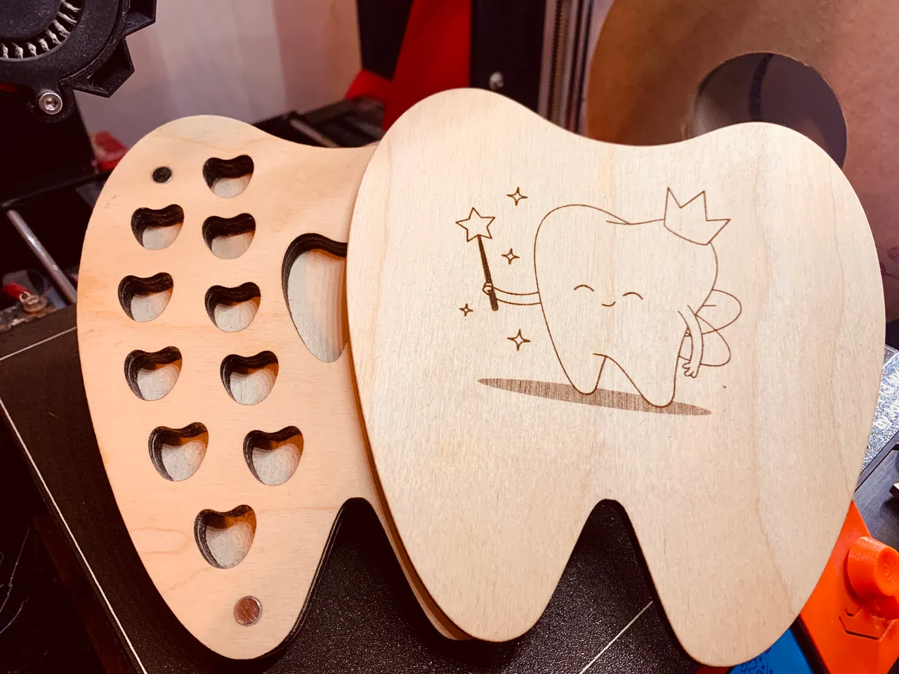 Wooden Tooth Box by Daniel Kasprowicz | Download STL model