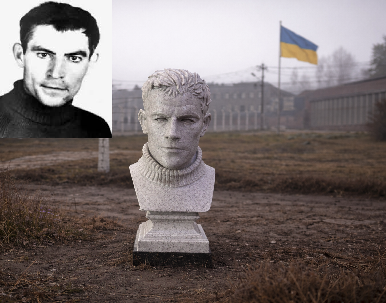 Vasyl Semenovych Stus Bust