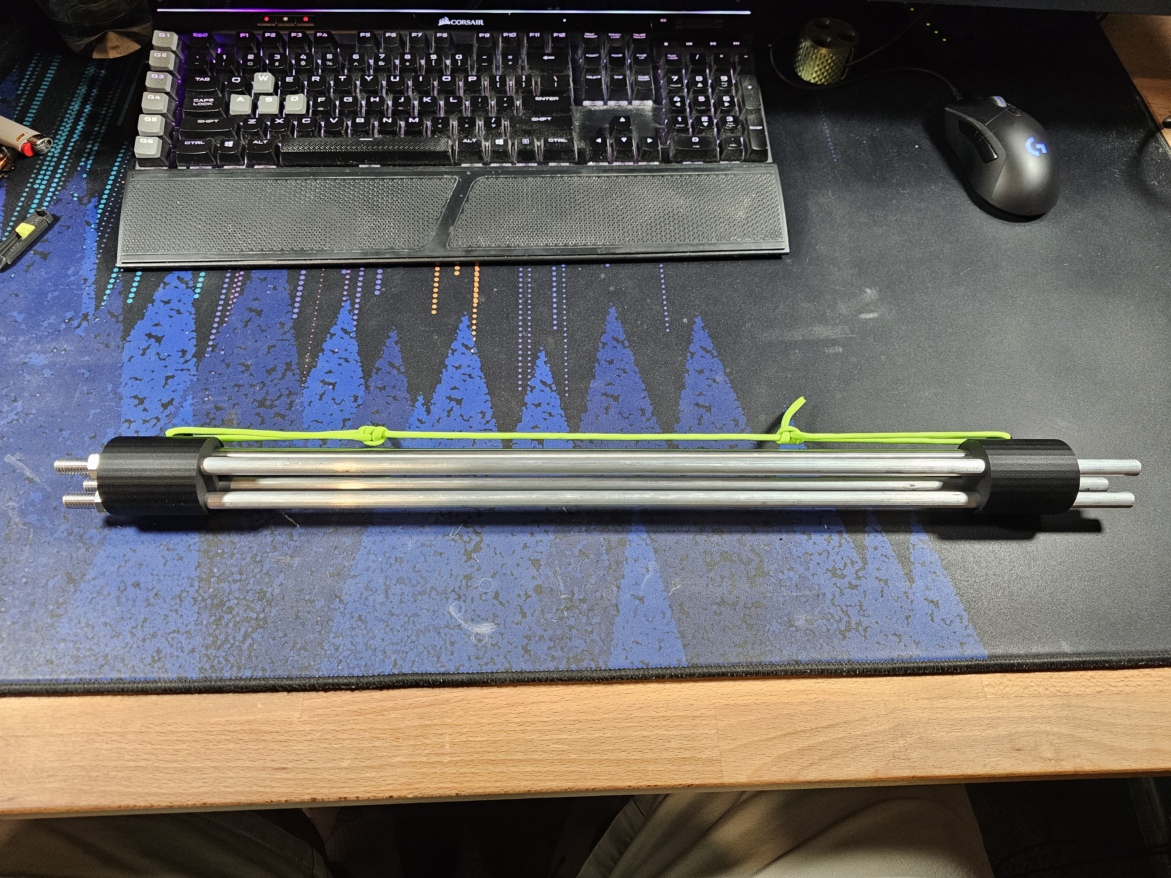 Wolf River Coils TIA 24" Tripod and 102" Whip Holder