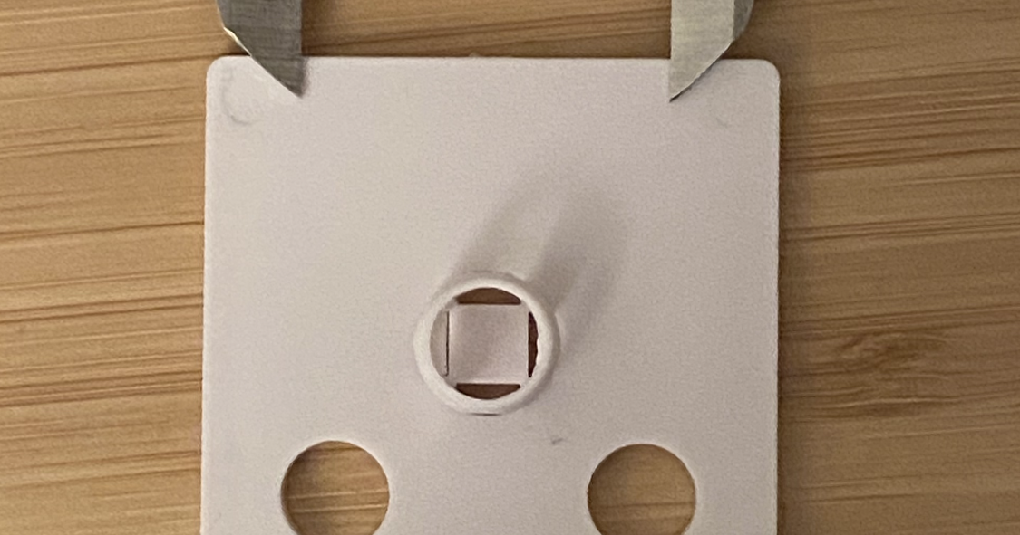 Plastic pegboard replacement mount by Nkosi Lee Smith