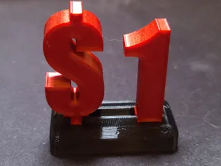 Money Sign by Kingofaces2 | Download free STL model | Printables.com