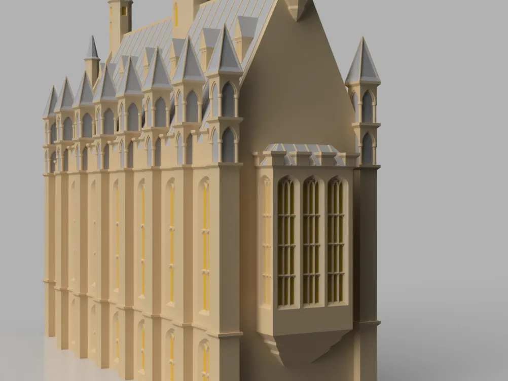 Hogwarts Great Hall by grizzie17, Download free STL model