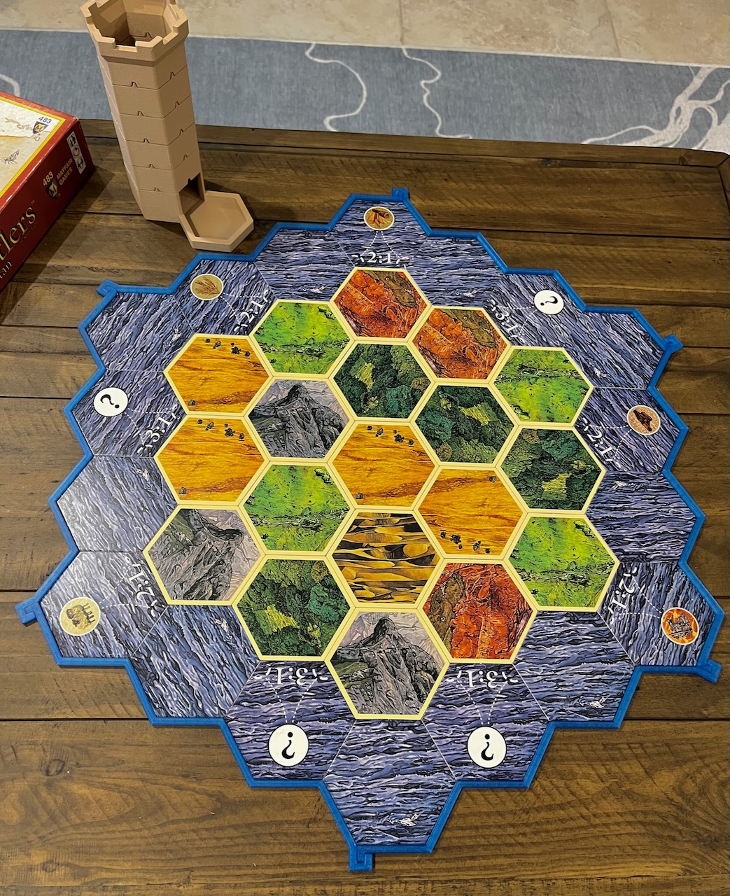 (Settlers of) Catan board game frame for 1st-3rd edition (pre-2007)