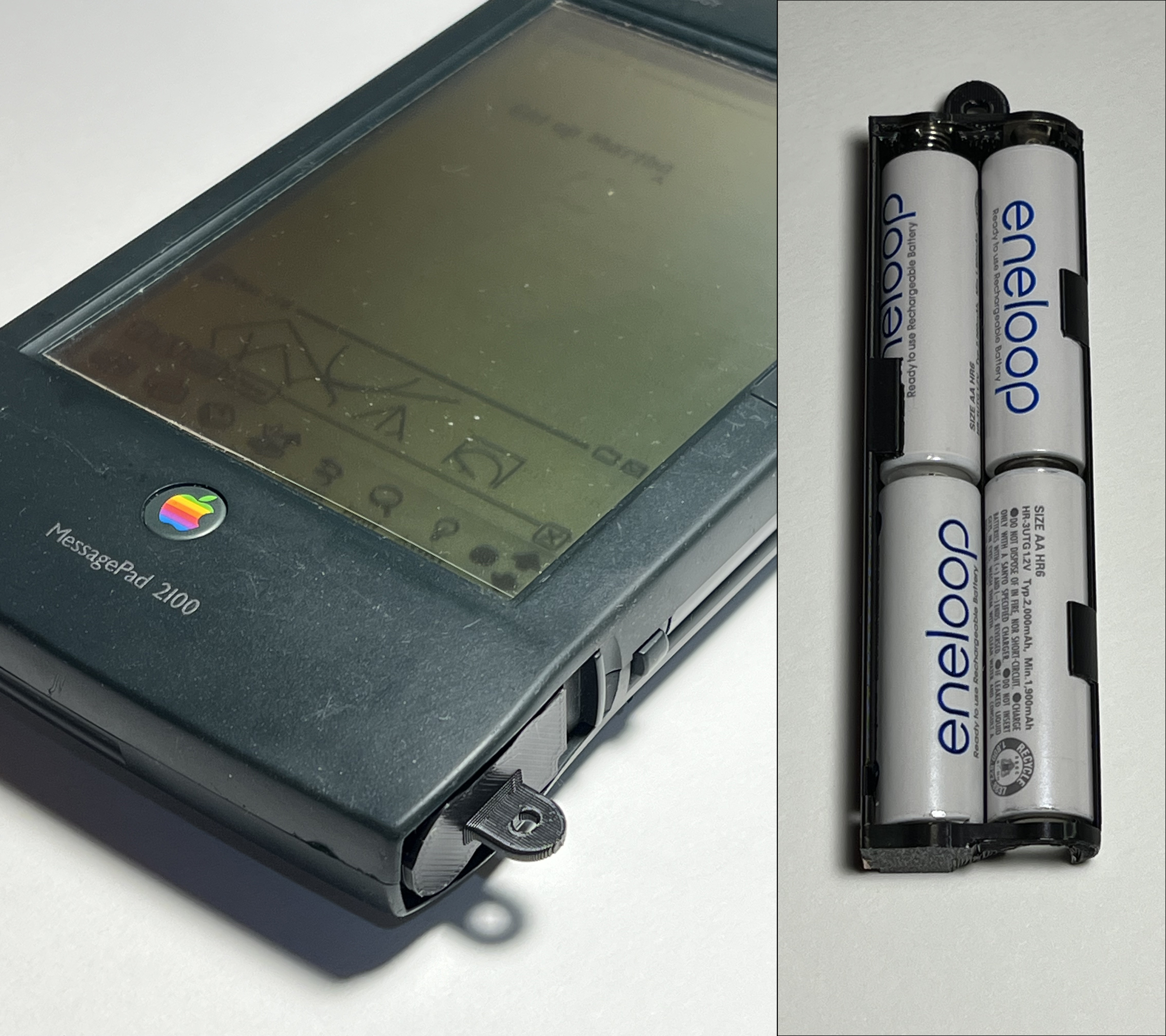 Apple Newton MessagePad 2000/2100 AA Battery Tray