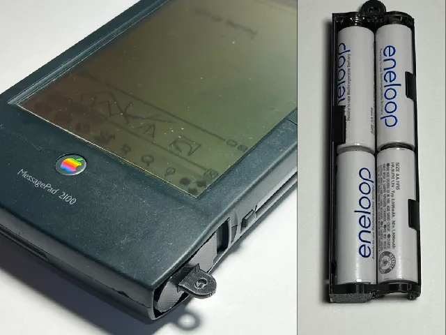 Apple Newton MessagePad 2000/2100 AA Battery Tray