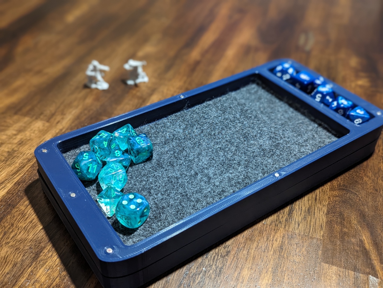 Magnetic Dice Tray (A work in progress)