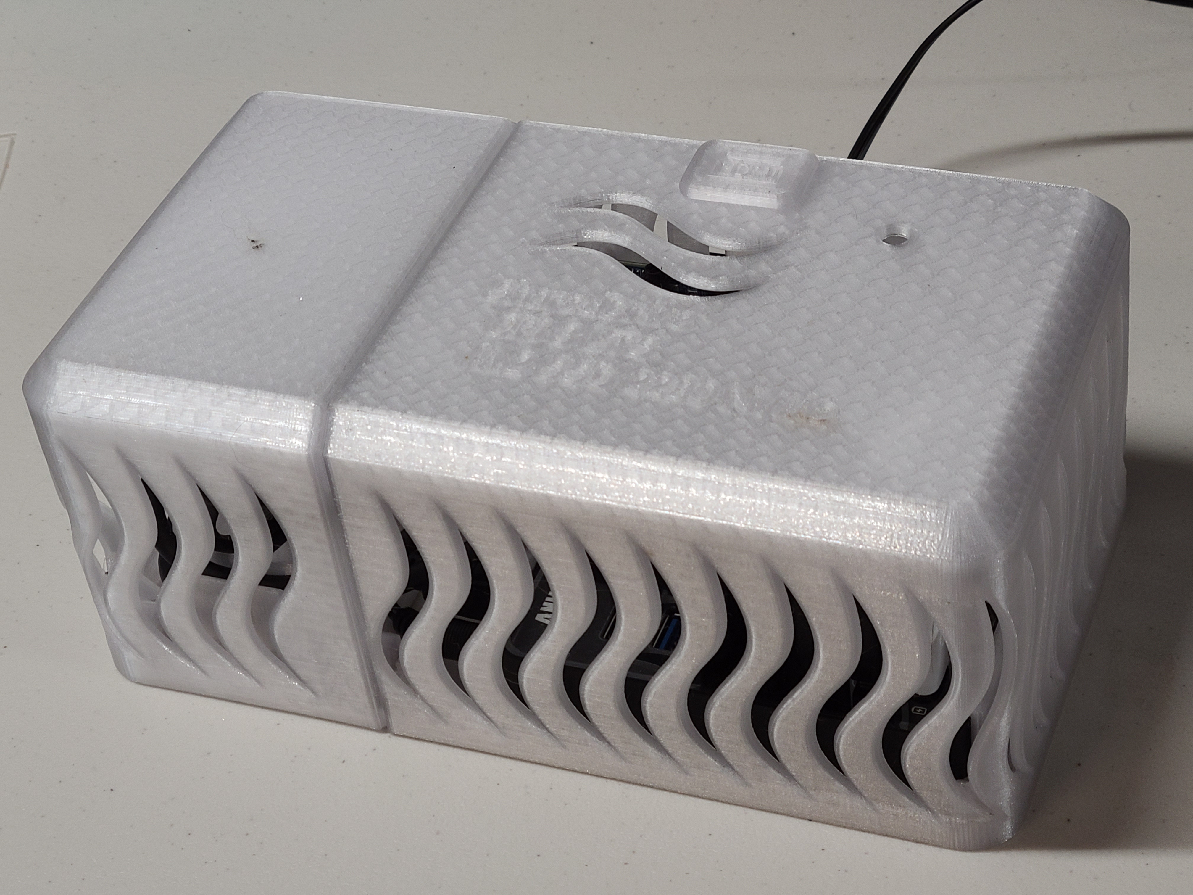 NAS Case for Orange Pi 3 LTS and SSD using USB Hub