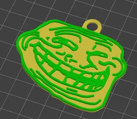 KEYCHAIN MEME FLORK by JPIF, Download free STL model