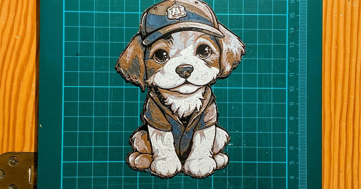 Dogs with caps, Art and Design