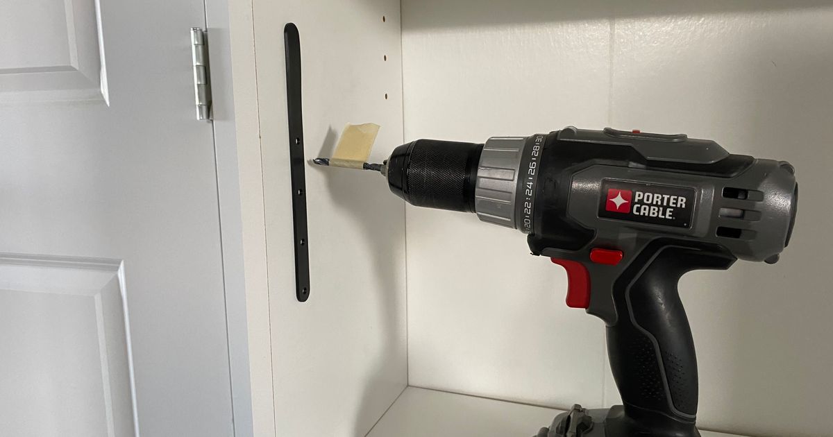 Bookshelf Hole Drilling Jig by tjdesign Download free STL model