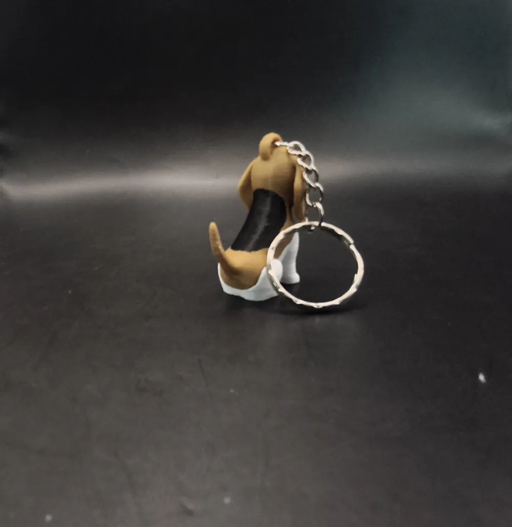 Miniatura 2 do modelo 3D Beagle keychain