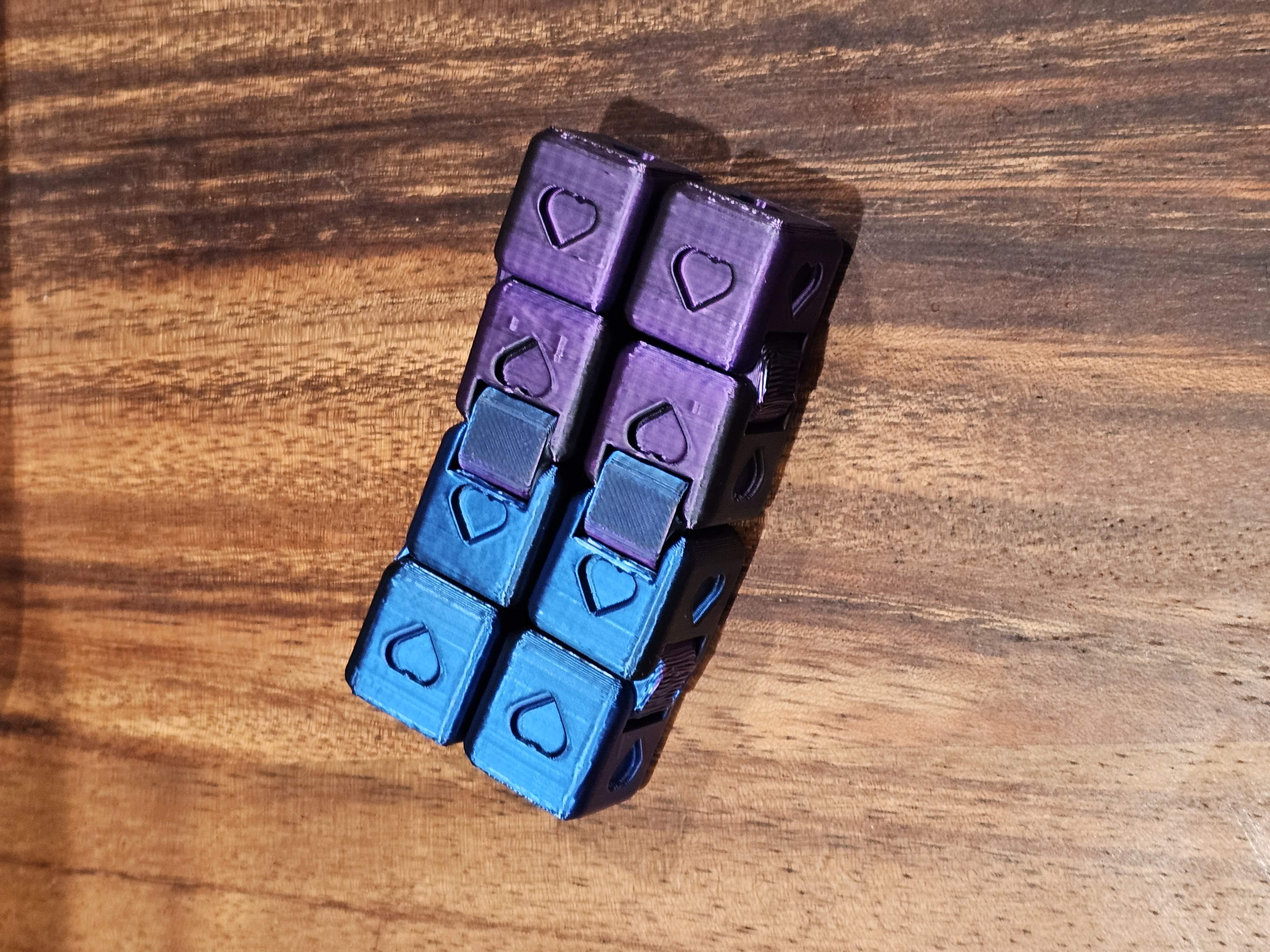 Heart infinity cube