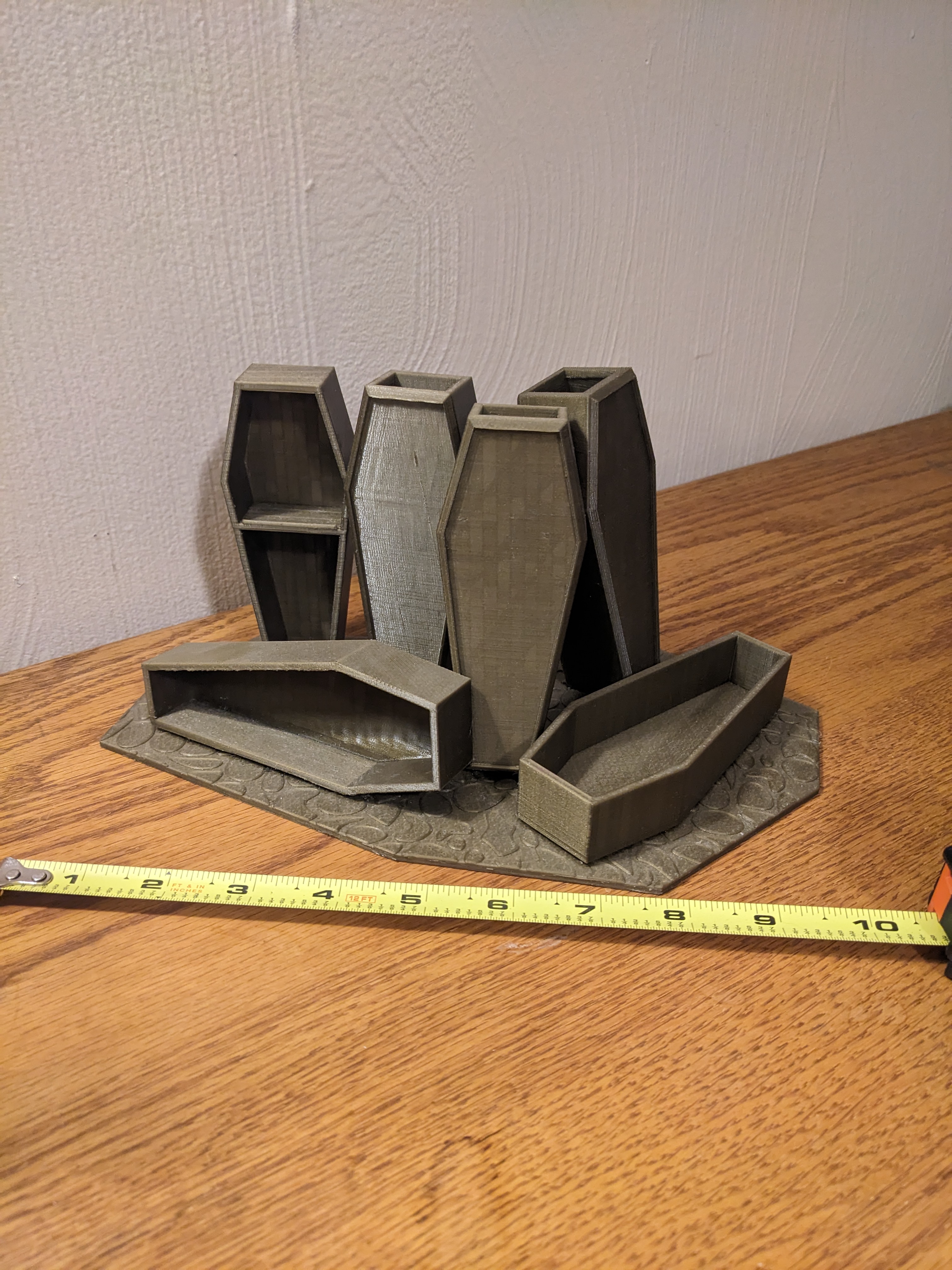 Coffin Makeup or Desk Tray / Organizer