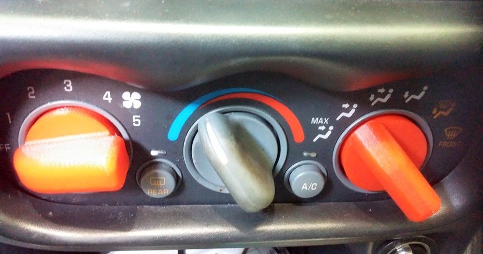 GM/Pontiac Replacement AC Knob by Shaggyx86 Download free STL model