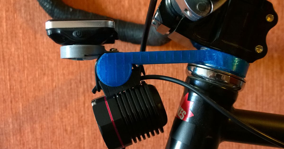 Headset spacer light discount mount