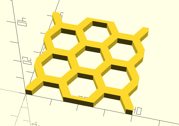 Honeycomb Library remix for OpenSCAD by bulbasaur0 | Download free STL ...